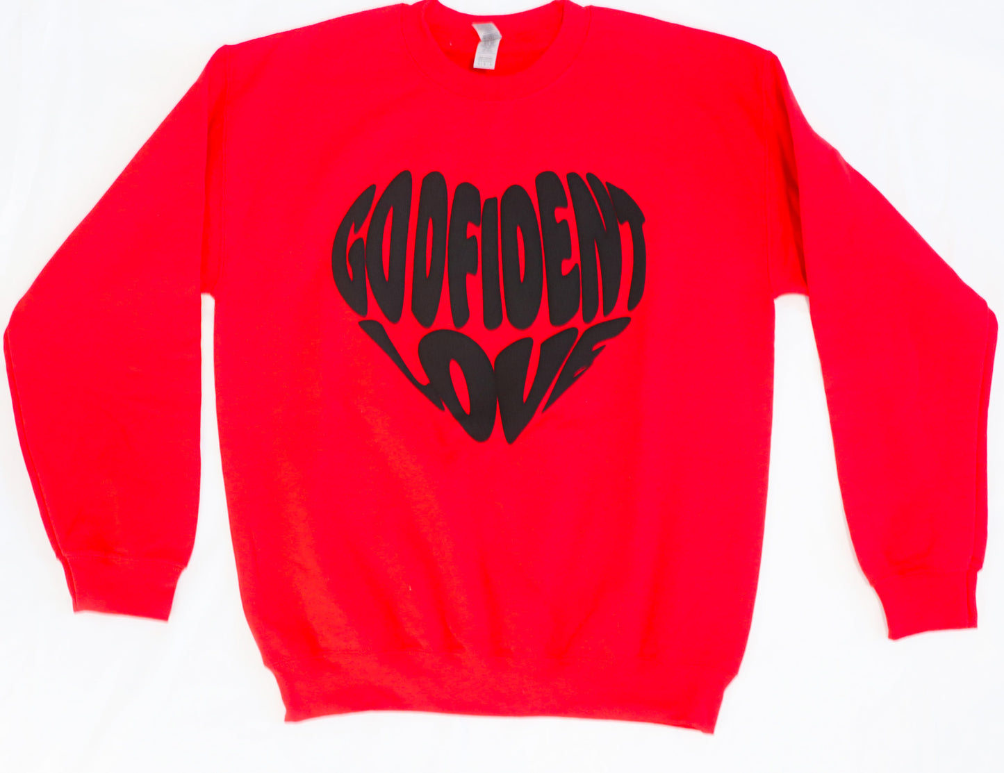 A GODFIDENT LOVE SWEATSHIRT