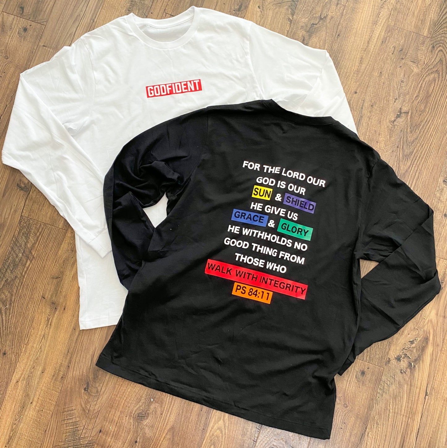 Long Sleeve GODFIDENT 84:11 Tee