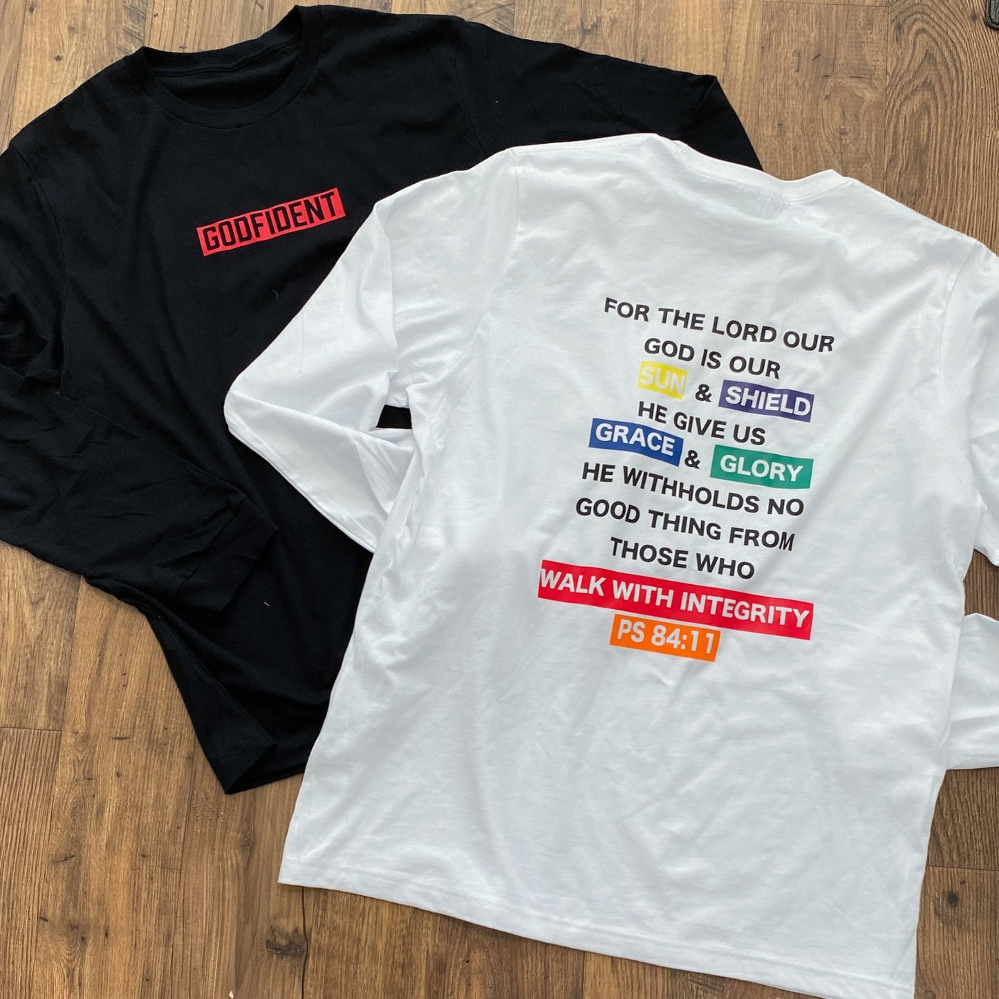 Long Sleeve GODFIDENT 84:11 Tee