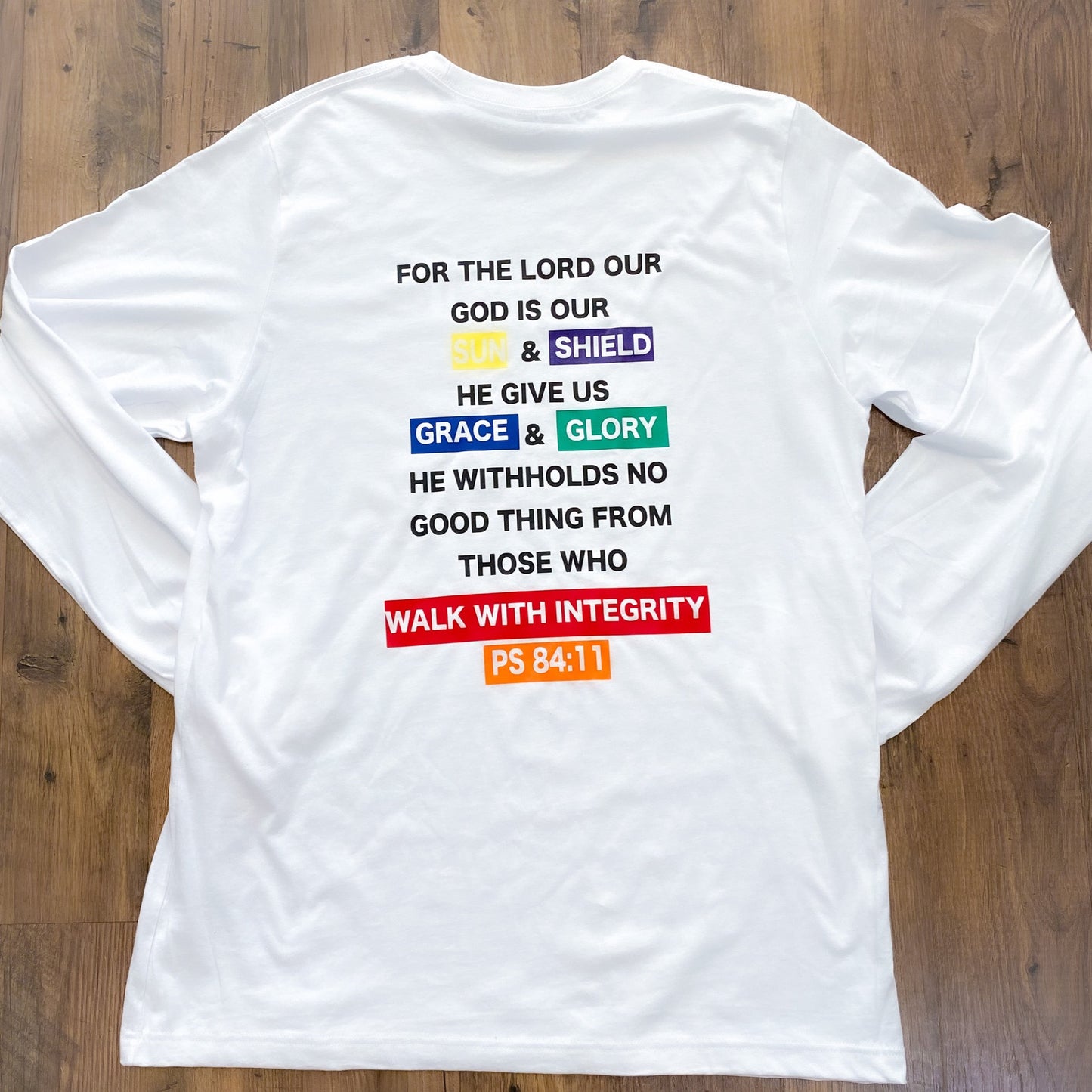 Long Sleeve GODFIDENT 84:11 Tee