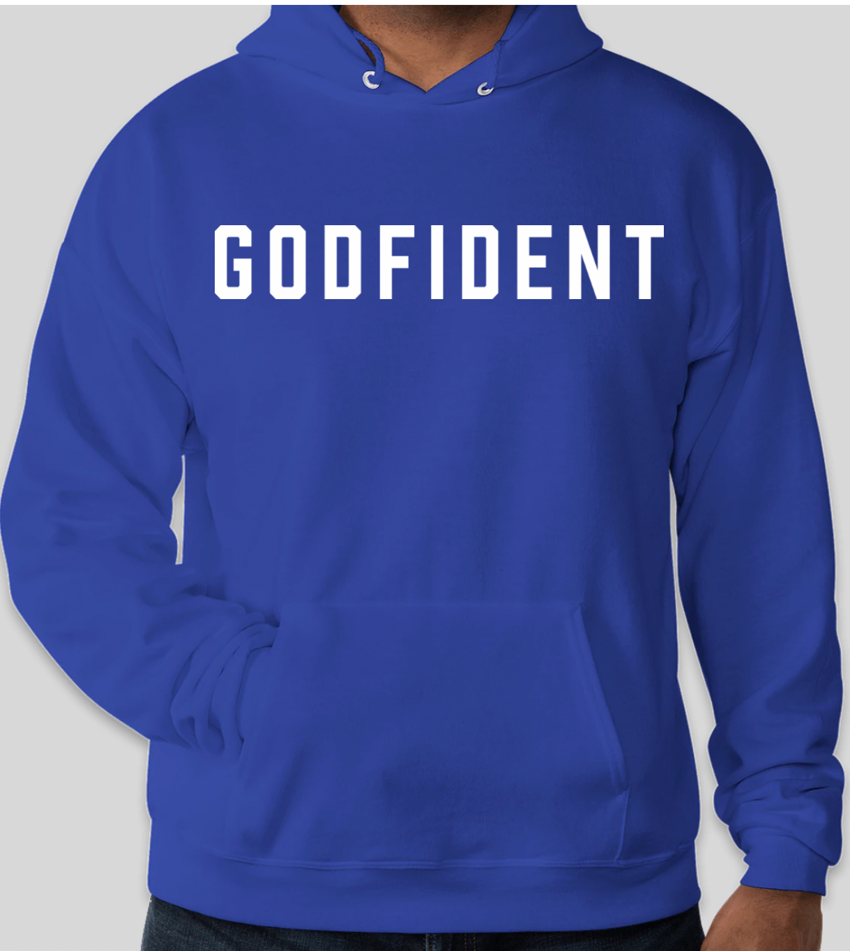 Godfident Hoodie Sweatshirt - Black or Red