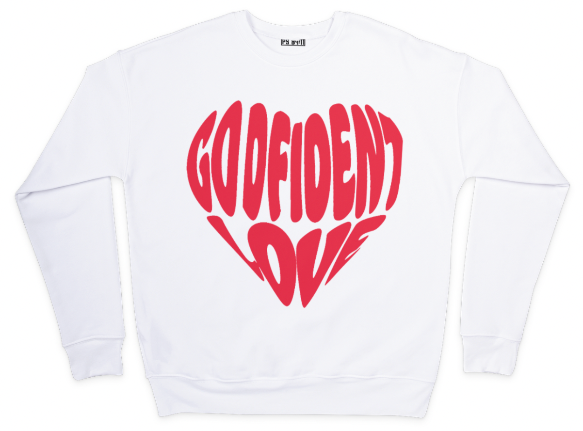 A GODFIDENT LOVE SWEATSHIRT