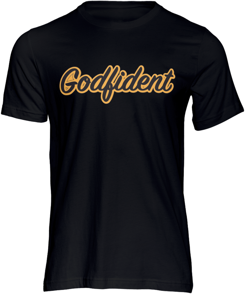 Godfident Signature - Black or White SS Black & Yellow