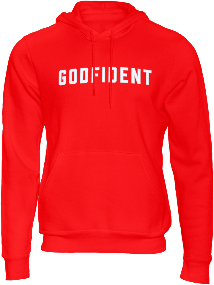 Godfident Hoodie Sweatshirt - Black or Red